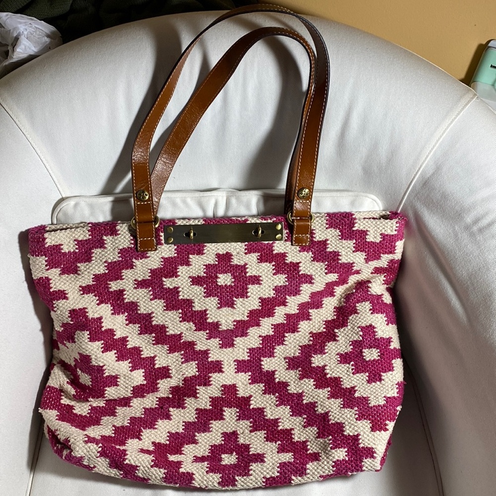 Patricia Nash Woven Chennai Tote